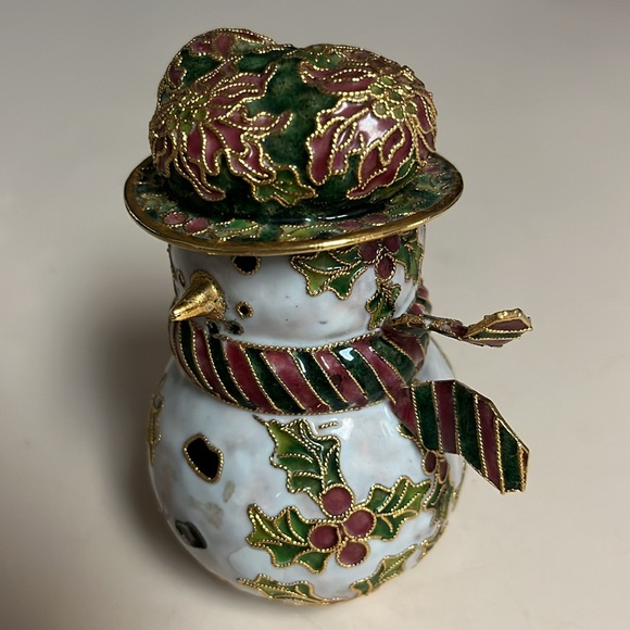 Cloisonné Snowman - Picture 9 of 12